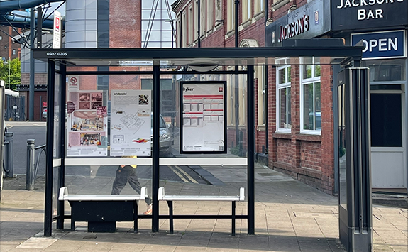 Bus Shelter in Byker